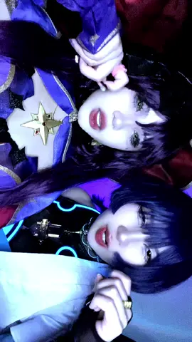 Mona: @Aya~🍰✩ | #yazu☆ #monacosplay #scaracosoplay #wanderercosplay #GenshinImpact #cosplayer #monamegistuscosplay #fypシ #fypシ゚viral #fy