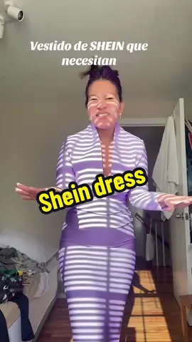 Este vestido es increible super lindo y la tela es gruesa me encanto se ajusta perfecto yo pedi el talla M , las mangas las tube que cortar vienen miy largas #shein #sheindresses #sheindresses #sheinhaul #tiktokmademebuyit 