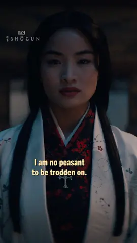 Lady Mariko demands respect. #ShogunFX