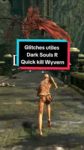 Glitches útiles en Dark Souls Remastered : Quick Kill Wyvern Rojo #darksoulsremastered #eldenring #darksouls #sekiro #bloodborne #fromsoftware #randomizer #ranking #glitches #tips 