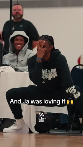 Ja Morant pulled up to coach his AAU squad 🤯🔥 #jamorant #aau #fyp 