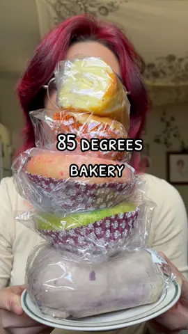 85 Degrees Bakery ! (: Enjoyed trying these bakery items-  I Got these from my local asian market 🩷 #85degreesbakery #85degreesbakerycafe ##bakerytiktok #bakeryitems #bakeryfood #desserts #dessertsoftiktok #mukbangeatingshow #mukbangeatingshowtiktok #mukbanger #foodietiktok #mukbangs #mukbangvideo #mukbangfood #foodasmr #asmrfood #asmrfoodsounds #foodasmrvideo #sweettoothnation #sweettooth #sweetsmukbang #foodreaction #bakerymukbang  