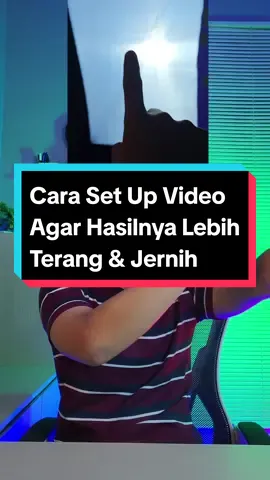 Cara Set Up video agar hansilnya lebih terang dan jernih menggunakan alat softbox dengan harga murah 200rb an. #softboxlighting #softboxmurah #softboxtnw #softbox #videojernih 