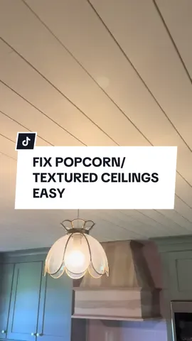 If You Have Ugly textured Ceilings This Project Is For You! 😍 I still cant get over how these turned out #Home #homeremodel #homerenovation #shiplap #farmhouse #DIY #paint #woodworking 