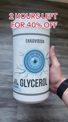 If you want massive pumps Glycerol is the best preworkout addition!! #ekko #ekkovision #workout #lifting #glycerol #hydroprime #fyp #fypage #foryou #viral #tiktokshop @Ekkovision 