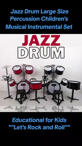 Only ₱1,614.05 for Jazz Drum Large Size Percussion Children's Musical Instrument Set Educational for Kids by WISHLAND! Don't miss out! Tap the link below
