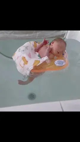 🤣🤣🤣 Câu chuyện đi bơi thuỷ liệu của bọn không răng  #cutebaby #babyswimming #funnybaby #trending 