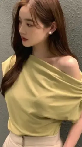 South Korea Ins Summer New French Gentle Design Oblique Shoulder off-Shoulder Short Sleeve T-shirt Female Temperament  Top under ₱381.98 Hurry - Ends tomorrow! #fyp #offshoulder 