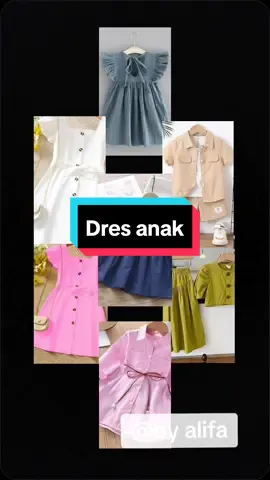 koleksi baju anak perempuan & laki laki #dress #dressanakperempuan #bajukekinian #rekomendasi #kece #fyp #fyppppppppppppppppppppppp 
