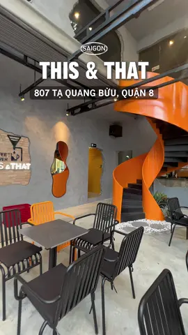 Chi nhánh mới toanh nhà This & That có mặt tại Q8, với không gian vô cùng rộng rãi. #cafe #reviewcafe #cafesaigon #xuhuong 