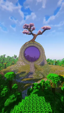 Minecraft: Simple Netherportal Design! | Timelapse | Tutorial | #Minecraft #minecraftbuilding #creepercraft_77 #creepercraft 