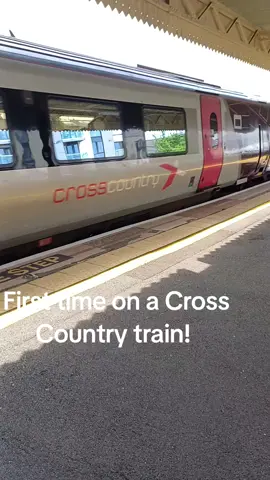 Had to try out a cross country 😊 Think my fave part was the food trolley 😂 #trainfan #xc #crosscountry #trainsoftiktok #traintok #trains #trainstation #railway 