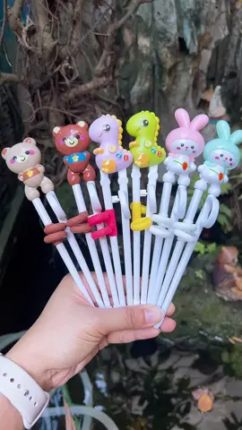 Đũa cho bé tập gắp về nhiều hình xinh quá các mom #goodbabyhn #duatapgap #andam 