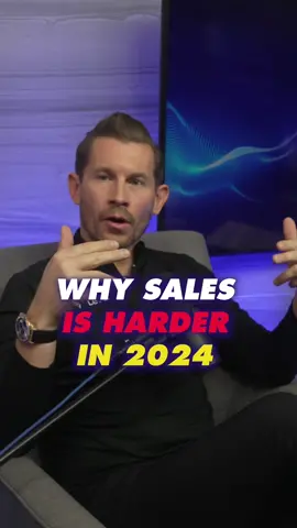 Why sales is harder in 2024😓 #NEPQ #salestraining #motivation #salesmanagers #begreat #salesprocess #successprinciples #winningmindset #jeremyminer #salestips 