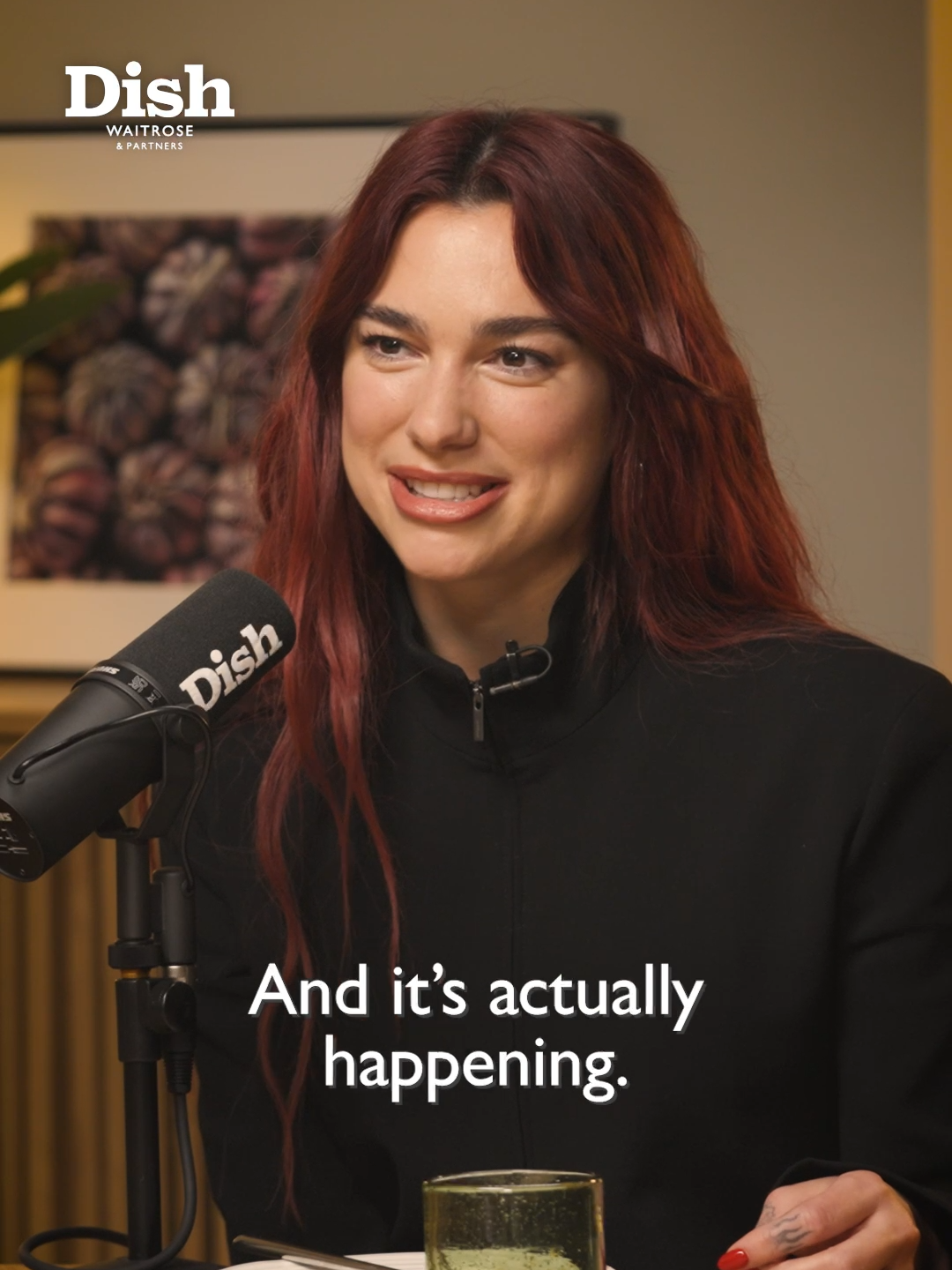 The power of manifestation!  @dualipa  @nickgrimshaw #angelahartnett #podcast #dish #interview #manifestation