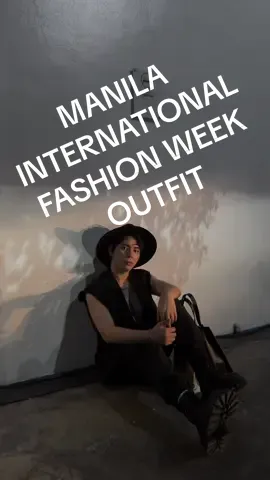 Staying true to my S T Y L E ✨ Thank you so much for inviting me, @manilainternationalfashionweek !!  Manila International Fashion Week 2024 Outfit!! Oversized vest - custom made Wide brim hat - @f21philippines  Black leather bag - @urbanrevivo.philippines  Black cargo pants - @hm  Black leather combat shoes - @urbanrevivo  Video by Leida Prambita #OOTD #outfit #leather #manilainternationalfashionweek #philippines #manila #fashionshow #fyppppppppppppppppppppppp #fypシ゚viral 