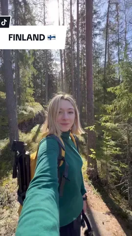 Welcome to my 1st country on this journey ! We are in Finland 🇫🇮  . . #europetravel #europetrip #backpackingeurope #solofemaletraveler #hostel #traveltheworld #backpackinglife #finland #nationalparks 