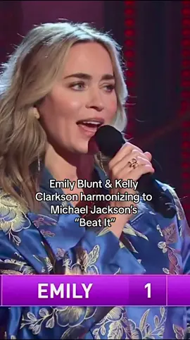 Need them to collab fr! #emilyblunt #kellyclarkson #duet #sing #singer #singing #karaoke #michaeljackson #thefallguy #thefallguymovie 
