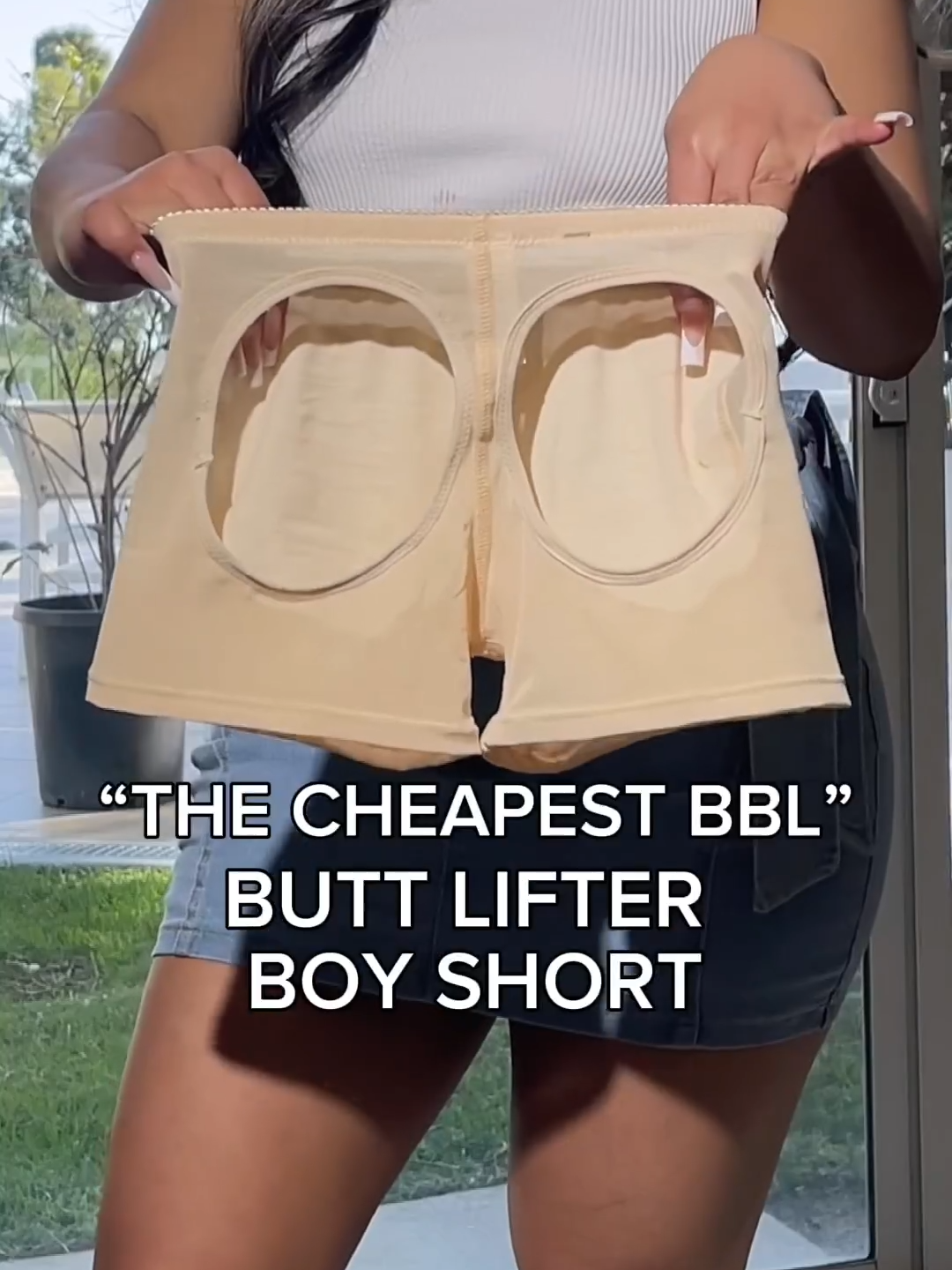 🚨A NO SURGERY BBL🚨 Oh, And It's Cheap! 🤑⁠ 🔎 Butt Lifter Boy Short  #fashionnova #fashionhack #fashiontiktok