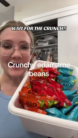 Delicious high protein crunchy snack for on the go! #snacks #highproteinsnack #edamamebeans #protein #breastfeedingsnacks #TTSACL #theonlybean @The Only Bean #proteinsnack #workoutsnack #onthegosnack #viral #tiktokviral #fypシ゚viral 