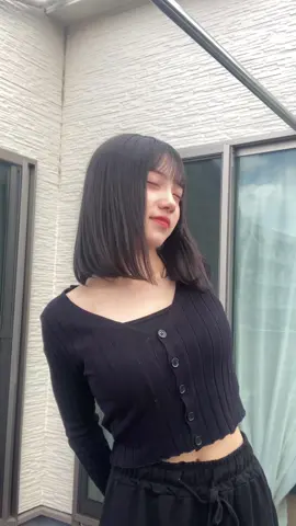 おはよう‼︎ #fjk #jk #09 #高一 #高校生 #ボブ #ベランダ #プラチナムプロダクション #佐藤七海 