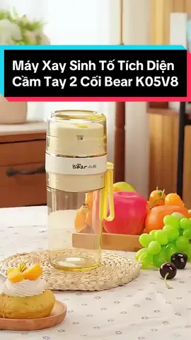Bear có thêm máy xay cầm tay 2 cối và có tận 12 lưỡi dao nè, màu hợp với mấy đứa mệnh kim như tui nha 😚😚  #bear #xuhuong #mayxaysinhto #mayxaycamtay #mayxaysinhtocamtay 