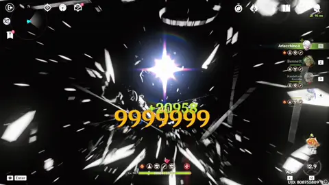 I do it solo. (Arlecchino Max Damage Full Rotation) #GenshinImpact #genshinimpactedit #hoyocreators #hoyoverse #arlecchino #fontaine @Vaineee @Ryu 龍 