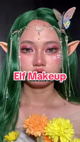 Elf makeup tp versi douyinnya. Agak kurang puas sama hasilnya, soalnya ini bkinnya malem sampe subuh 🤣 #makeup #tutorial #transisi #transformasi #elfmakeup 