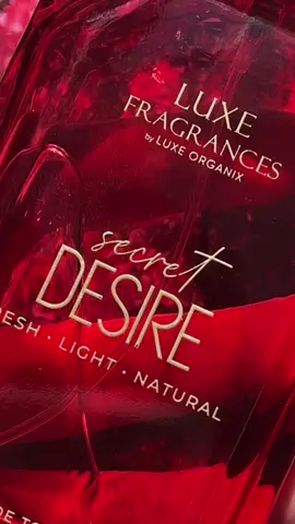 Your new summer fragrance Secret Desire a warm spicy scent that is both alluring & sophisticated 🤩 Just a perfect scent for your date nights 🌹 💫 #LuxeOrganixPH #fyp 