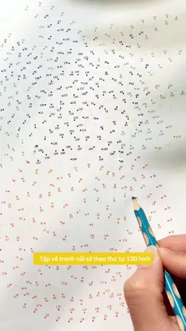 Vẽ tranh nối bằng số đếm?Các bé đã thử chưa.Tập vẽ hơn 100 hình từ dễ đến khó rèn sự tập trung và kiễn nhẫn,kích thích não bộ trẻ #xuhuong #xuhuongtiktok #dochoitreem #embe #baby #vetranh 