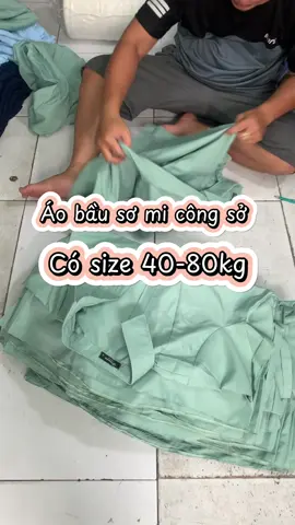 Áo bầu công sở sơ mi có size 40-80kg #aobau #aobaucongso #aobauxinh #aobaudep #aobaubabydoll #shopbauhanna 