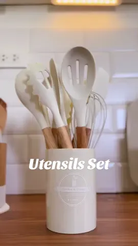 Aesthetic silicon kitchen utensils #kitchenutensils #utensils #budolfinds 