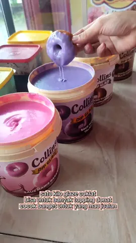 #donatkentang #donatglaze #collins #collinsglaze #glazeddonut #toppingdonat #fyp 