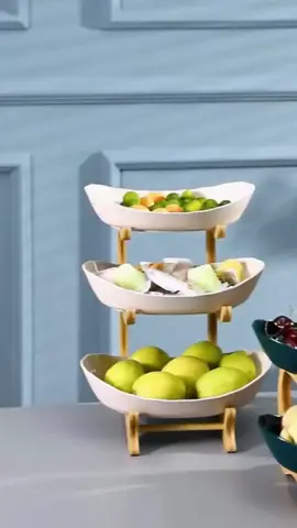 Multi Layered Clean Club Fruit Tray/Food organizer racks beige#goodthing #foryou #tkmademebuyit 