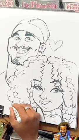 Funny Caricature #caricature #funny #streetart #waikiki #art #artist #fun #hilarious #fyp #foryou #foryoupage #trending 