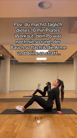 wir starten den Tag mit täglich 10min Pilates & der tägliche Sport wird zur Gewohnheit! Bist du dabei herzii?🤍 #pilates #pilatesworkout #pilatesinstructor #pilatesprincess #pilatestransformation #fyy #viral #gesunderezepte #gesundabnehmen #abnehmtipps #fettverlieren 
