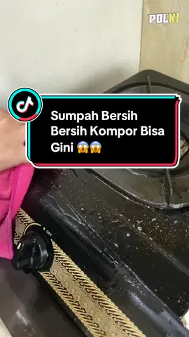 Harus banget punya sih ini Mam 😍 #polki #reviewpolki #pembersihkompor #deepcleaning #kitchencleaner 