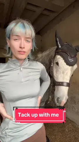 special guest star! Maybe a permamnent character? 👀 #tackupwithme #tackup #equestrian #horsetok #equestrianvibes #equestrianlife #horseriding #horsetiktok #equine #horsesoftiktok #horsegirl #fyp 