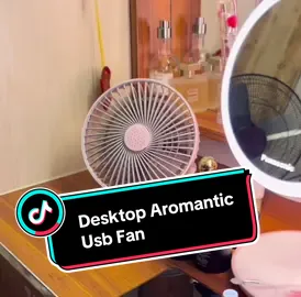 Desktop Aromantic USB Fan Rechargable With TypeC Port  #omgstorebalakong #gadgetsshop #cherastradersquare #fan #kipas #kipasmurah #kipasminiportable #desktopfan #fanrechargeable #kipasangin 