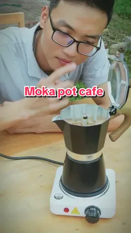 Bình moka pot pha cafe tại nhà ngon như pha máy #hieutrainghiem 