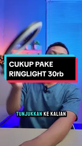 Cukup pake ringlight harga 30rb #affiliator #ringlight 