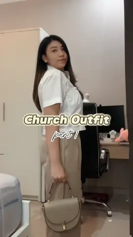 dress up nicely tiap pergi ke gereja naikin mood 🥹 #outfit #outfitideas #churchgirl #outfitinspo #simpleoutfit 