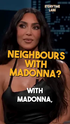 The Kardashians WERE Madonna's NEIGHBORS, and she did this for them #kardashians #kimkardashian #madonna #neighbors #tiktok 