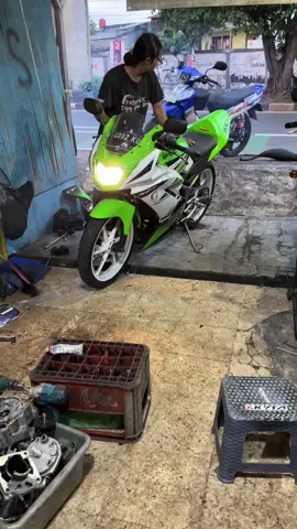 Ninja RR setting by @anang_speed92  #2stroke #ninjarr #ninja150rr #2tak #settingkarbu 