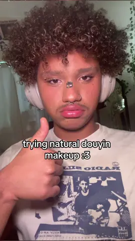 i filmed most of this kneeling on the ground #cooked #makeup #douyin #korean #makeup #xhs #xiaohongshu #boy #black #fyp