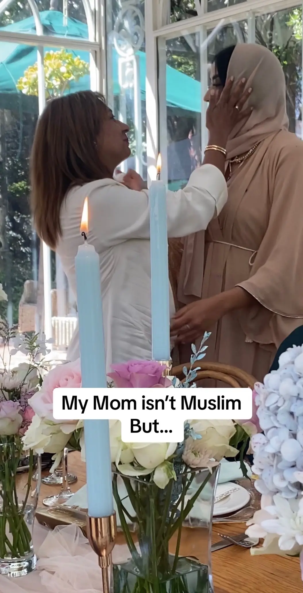 I’m one of the most blessed reverts and she is Allahs’ greatest gift to me 🥰🤍  • • • #revertmuslim #reverttoislam #revert #muslimah 