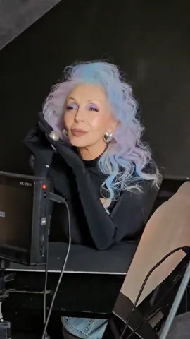 It is QUITE THE STELLAR DAY when one is so very blessed to be meeting with the wonderful makeup artist, photographer and renowned lip art genius @Vlada Haggerty. Selected for her fabulous hair styles and sensational coloring was Anastasiia Terebova.  With makeup and hair set to go, I begin getting into “character” mode…. and our show begins!!  Just love working with these TWO TRULY DIVINE WOMEN💜💜💜 . #glamsession #makeupover70 #makeuplove #glamour #behindthescenes 