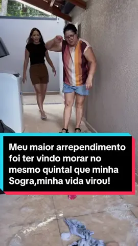Meu maior arrependimento foi ter vindo morar no mesmo quintal que minha Sogra,minha vida virou um inferno...😢😤 #tamara #tamarakastroo #tiktok #novelinhatamaraepaulo 