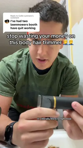 Replying to @Collin sumners the olov hair trimmer for 10 bucks is goated #olovhairtrimmer #hairtrimmer #ttshop #TikTokShop #tiktokshopsummersale 