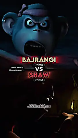 Shaw vs Bajrangi #delhisafari #bajrangi #shaw #openseason #edits #battle #jsbattles 